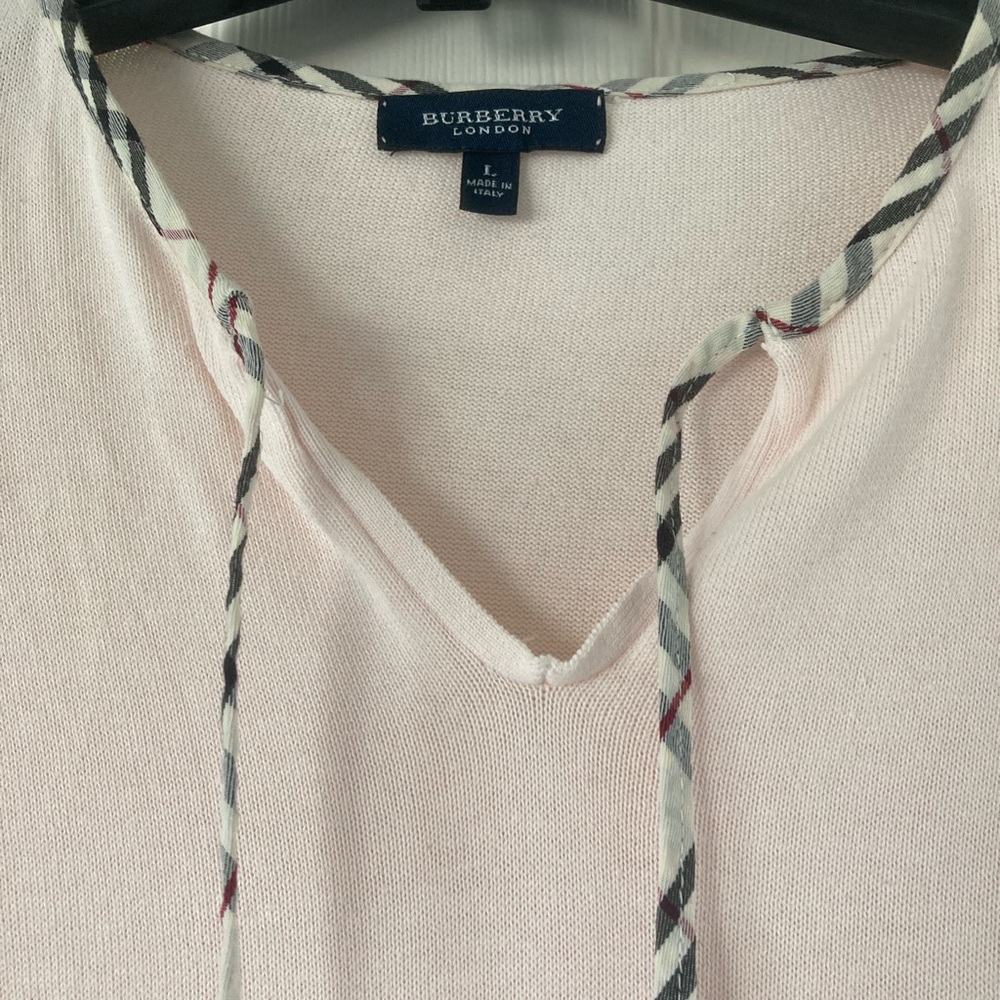 Burberry pink cotton top